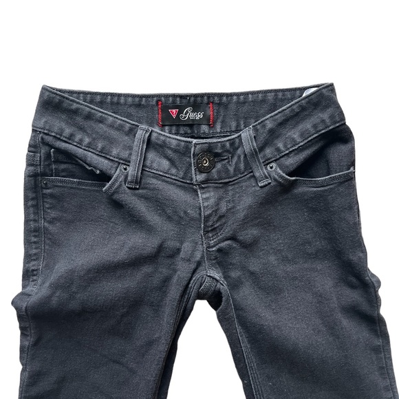 Vintage Black Low Rise Flare Guess Jeans - Picture 7 of 7